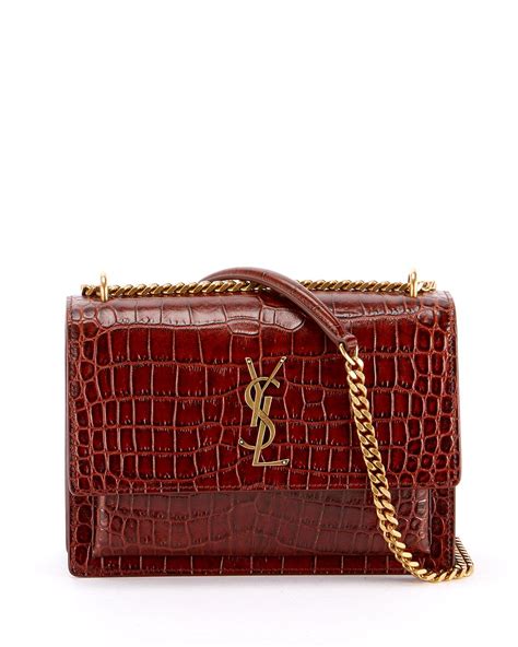 ysl red croc bag|saint laurent ysl crossbody bag.